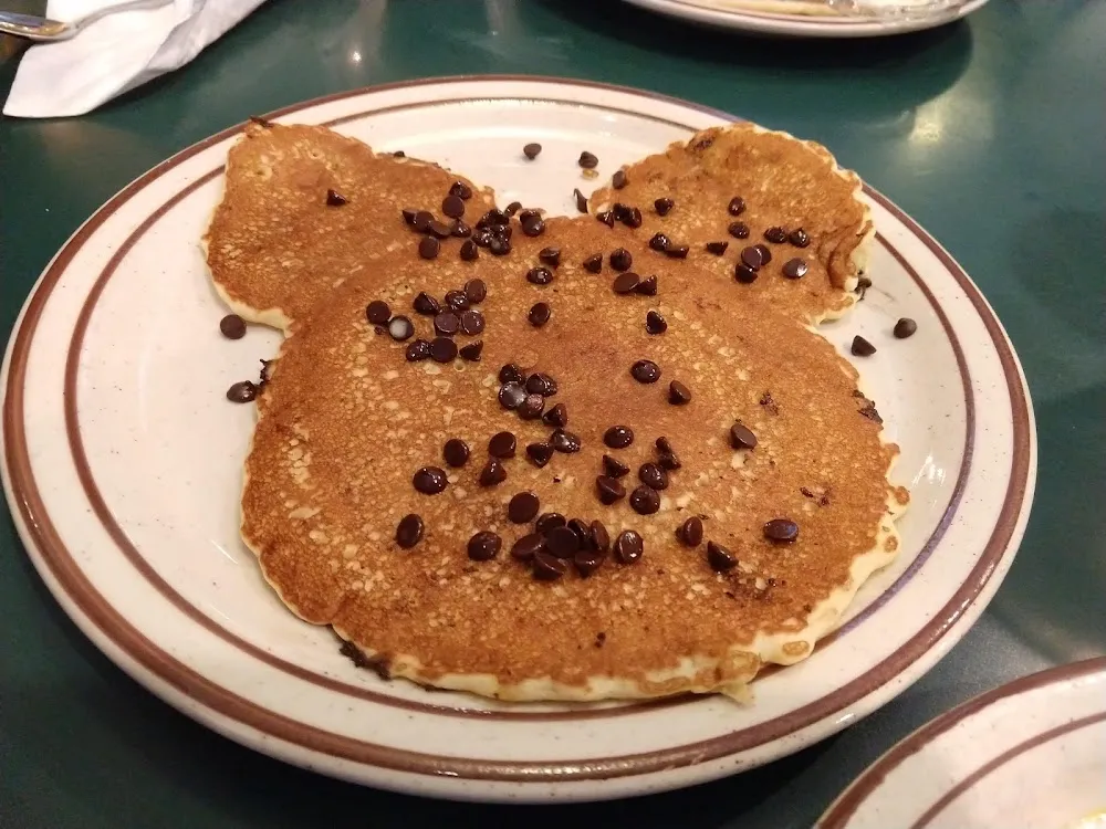 Chocolate Chip Mickey Mouse Pancake