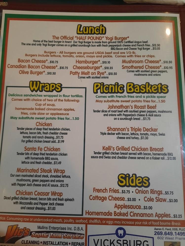 Yogi's Menu image 4